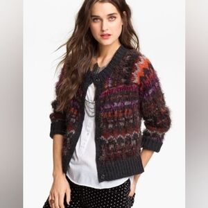 Free People Nordic Pattern Party Cardi Cardigan